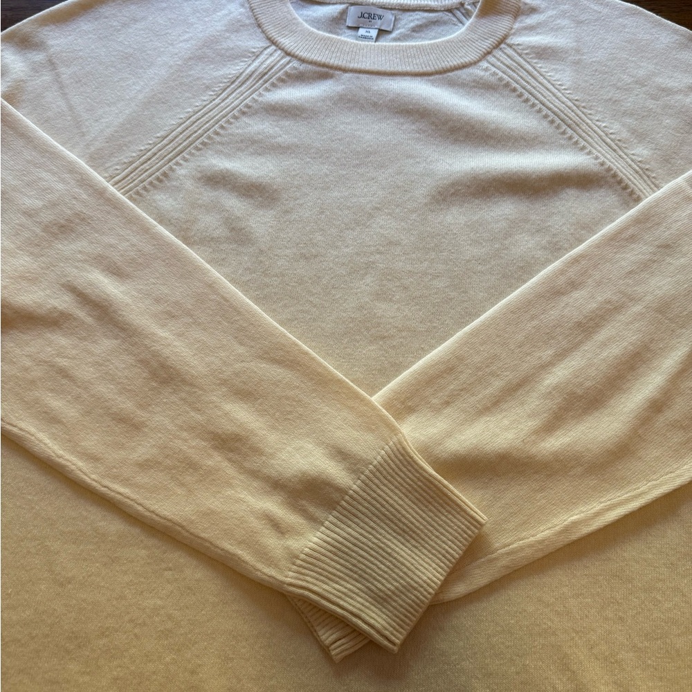 J.Crew NWT Wool-Blend Boyfriend Sweater – Ivory | Size XL - Picture 6 of 11